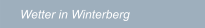 Wetter in Winterberg